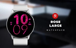 Rose Large Watch Face Screenshot 0