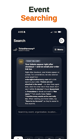 TicketHarmony Screenshot 1