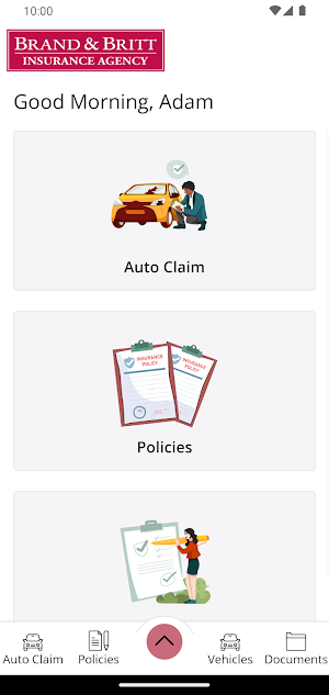 Brand & Britt Insurance Online Screenshot 1