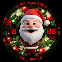 Christmas Santa Watch Face 135