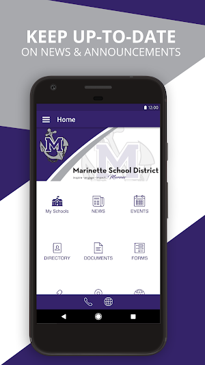 Marinette School District Screenshot 0