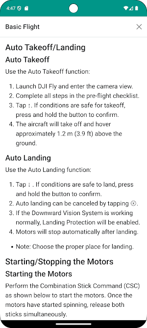 User Guide for Mini 4 Pro Screenshot 2
