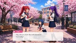 High School Game 3D Anime Girl Screenshot 2