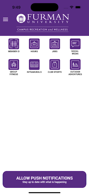 Furman Campus Rec and Wellness Screenshot 0