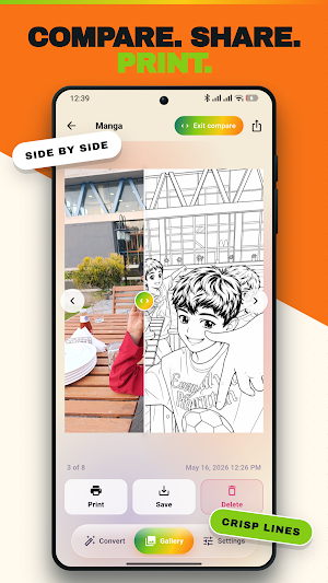Lineora: AI Coloring Pages Screenshot 2