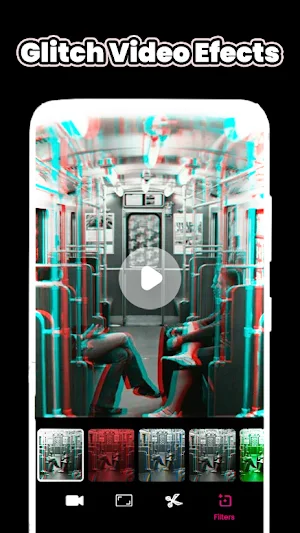 Glitch Video maker: VHS & Vaporwave Video Effects  Screenshot 2