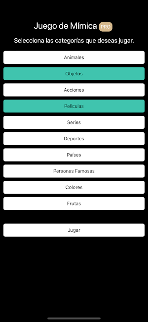 Juego de Mímica PRO Screenshot 1