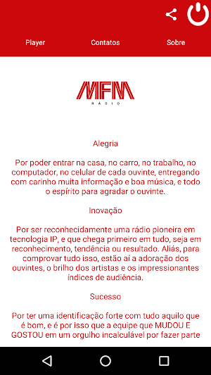 Rádio MFM Screenshot 2