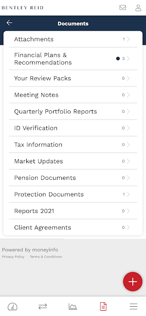 Bentley Reid Client Portal Screenshot 1