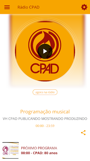 Rádio CPAD Screenshot 0