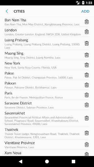 Laos Weather Screenshot 3