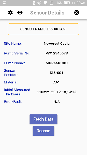 Bluetooth LE App Screenshot 1