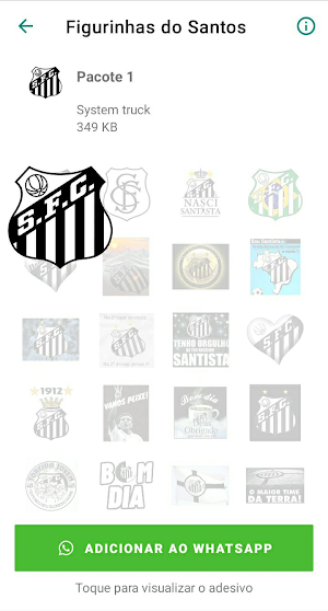 Figurinhas do Santos Screenshot 3