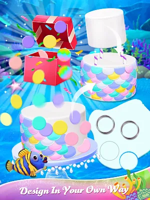 Unicorn Mermaid Cake - Princess Cake Screenshot 2