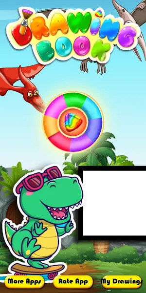 Coloring Dinosaur Kids Screenshot 0