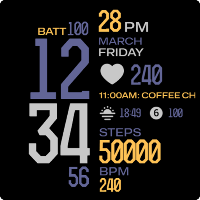 IWF Digital Pro II watch face