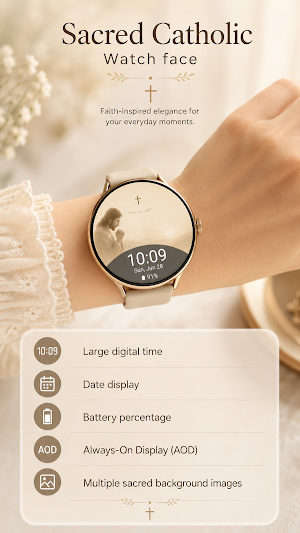 Sacred Catholic Watch Face Screenshot 2