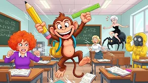Am Monkey Student Prank School Screenshot 0