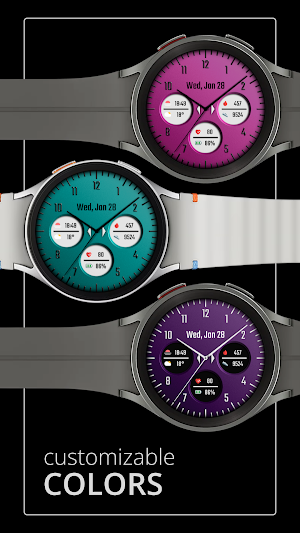 DADAM118: Analog Watch Face Screenshot 2