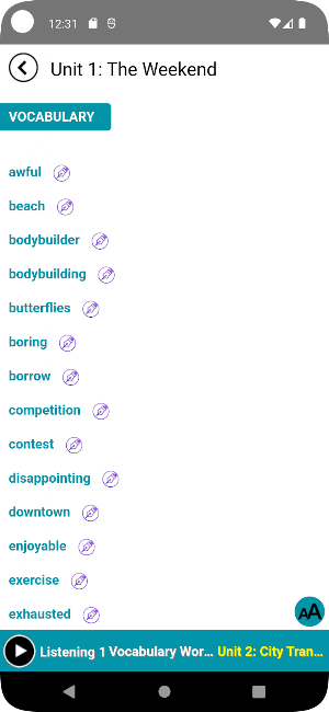 Developing for Listening Screenshot 2