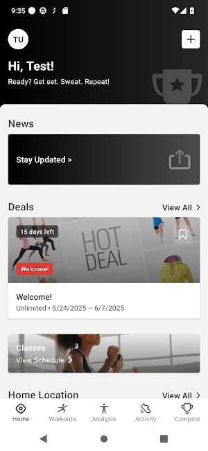 EgymLink App Screenshot 1