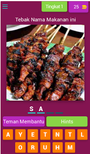 Quiz Tebak Nama Makanan Khas I Screenshot 0