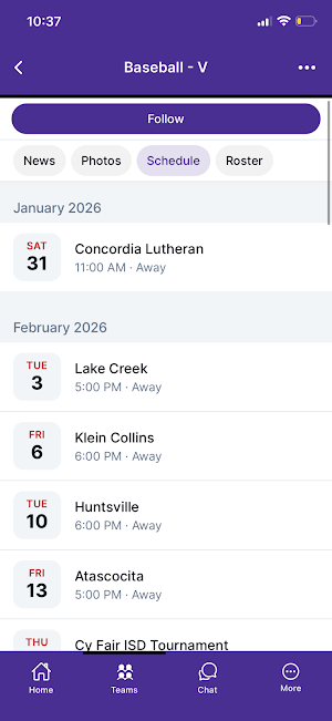 Willis High School Athletics Screenshot 3