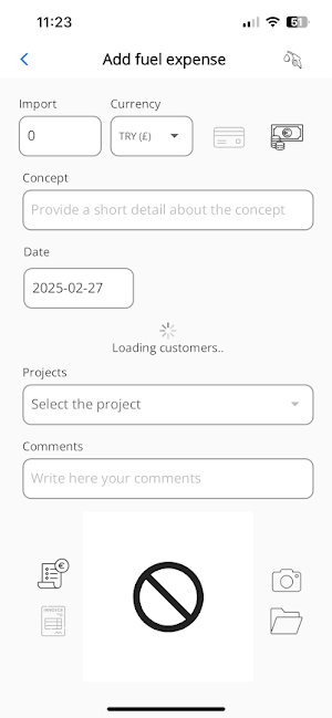 ISF Expenses App Screenshot 0