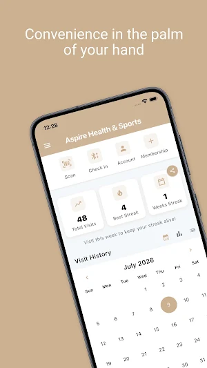 Aspire Health & Sports Screenshot 1