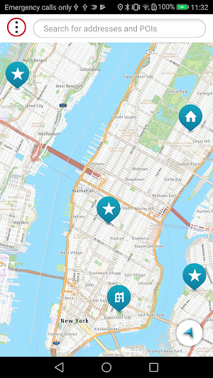 Smartphone Navigation Screenshot 1