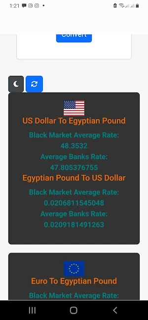 الجنيه مقابل الدولار سوق سوداء Screenshot 2