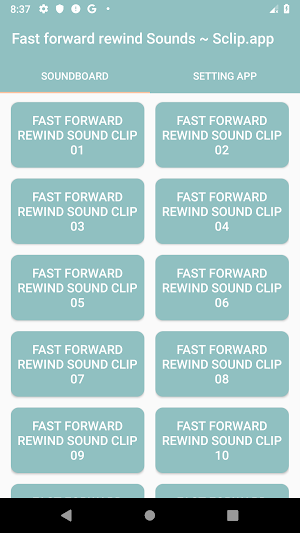 Fast forward rewind Sound Collections ~ Sclip.app Screenshot 0