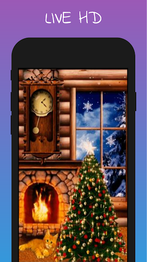 Christmas Night Live Wallpaper Screenshot 2