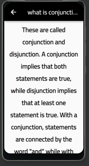 conjunction disjunction Screenshot 0
