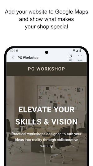 Easy Website Builder PAGE GO Screenshot 3
