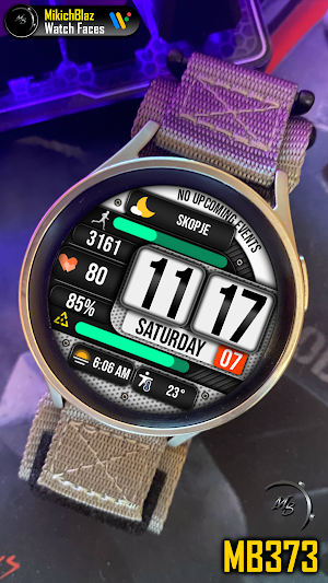Digital Watch Face MB373 Screenshot 0