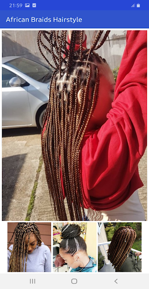 African braids hairstyle 2020 😍 - offline Screenshot 0