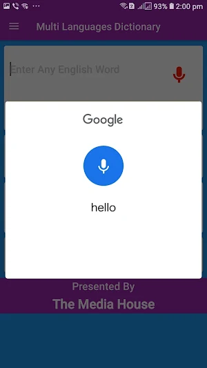 Eng Multi Languages Dictionary Screenshot 3