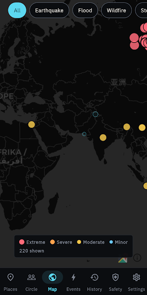 World Natural Disasters Screenshot 3