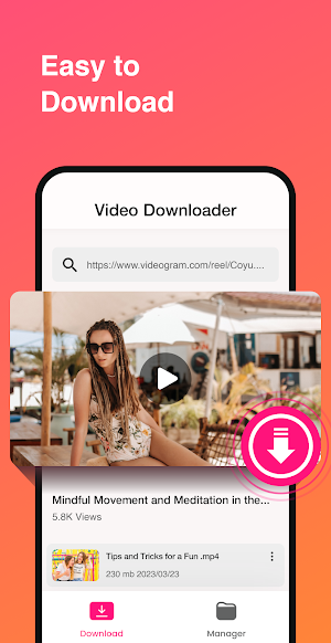 Video Downloader and Reels Screenshot 0