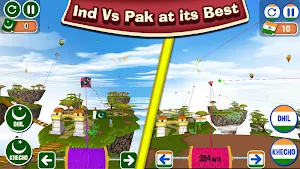 India Vs Pakistan Kite Fly Adventure for Fun Screenshot 2
