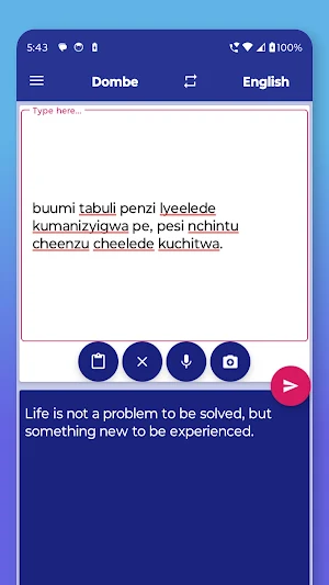 Dombe English Translator Screenshot 3