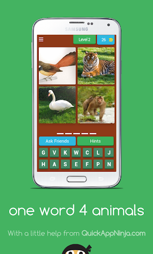 Guess the word four animals Screenshot 1