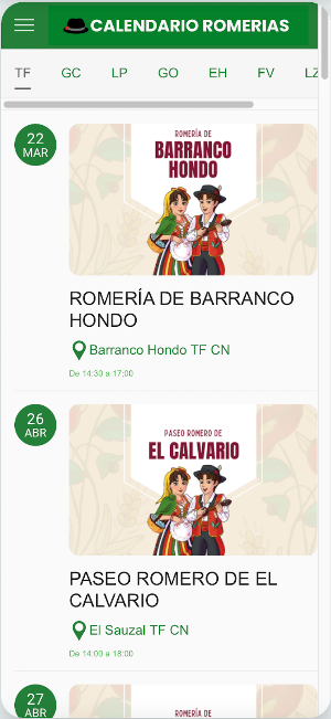 ROMERÍAS DE CANARIAS Screenshot 2
