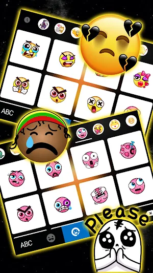 Broken Heart Gravity Keyboard Background Screenshot 3