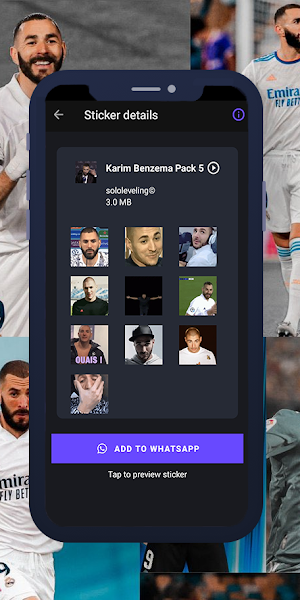 Benzema Animated WASticker Screenshot 2