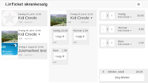 LinTicket skrankesalg Screenshot 3