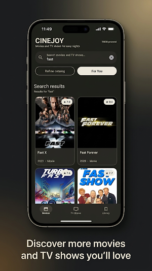 CineJoy: Movies & TV Shows screenshot 2