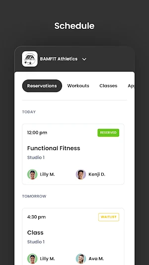 BAMFIT ATHLETICS Screenshot 2