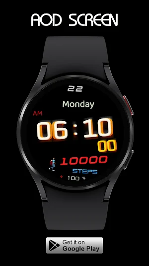 Pars Tuspa Digital Watch Face Screenshot 3